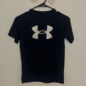 Under Armour Men's Navy Tee with White Emblem